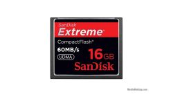 Memory card compact flash 16GB