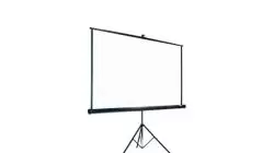 Screen 180 cm x 180 cm (frontal projection)