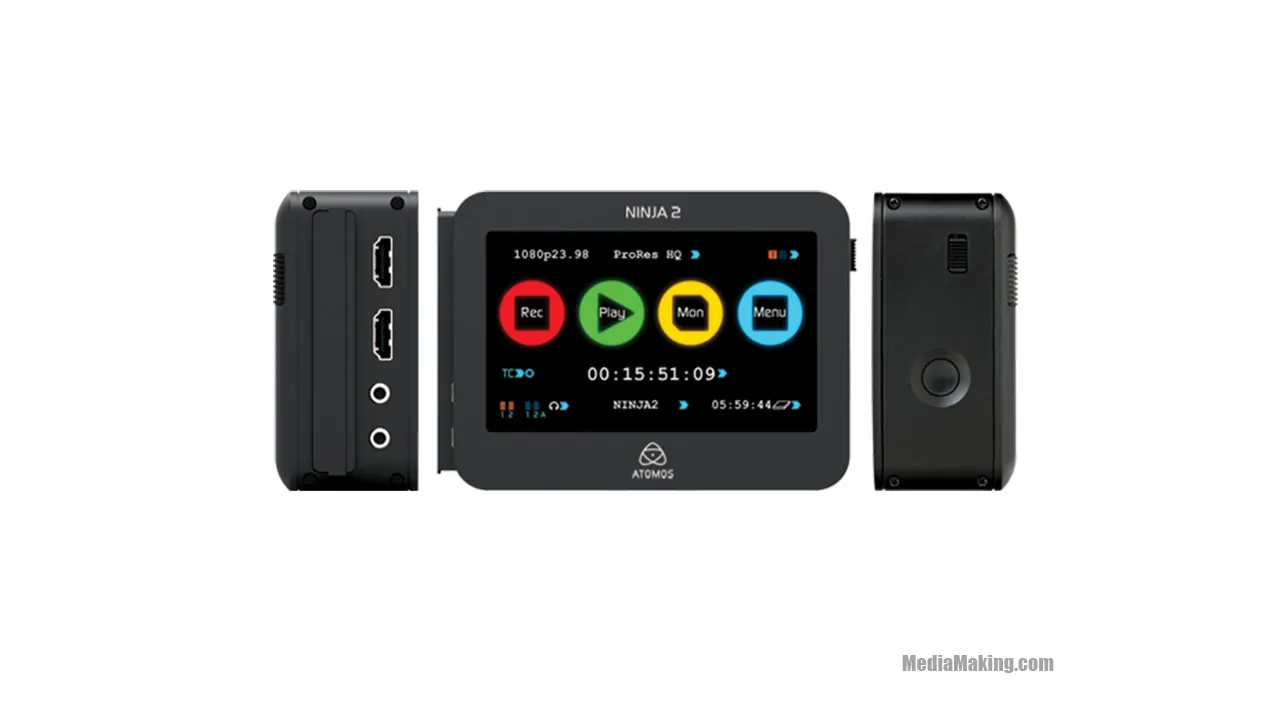 Atomos Ninja-2 Camera Mounted Recorder Monitor & Deck For HDMI Cameras and  DSLRs