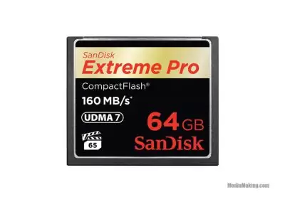 Memory card compact flash Extreme PRO 64GB 160 MB/s