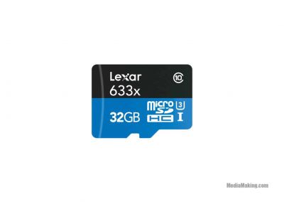 Memory Card Micro SDHC Lexar 32GB 633x