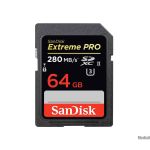 Scheda SDXC Sandisk ExtremePro 64GB 280 mb/s