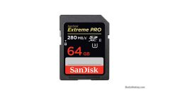 Scheda SDXC Sandisk ExtremePro 64GB 280 mb/s