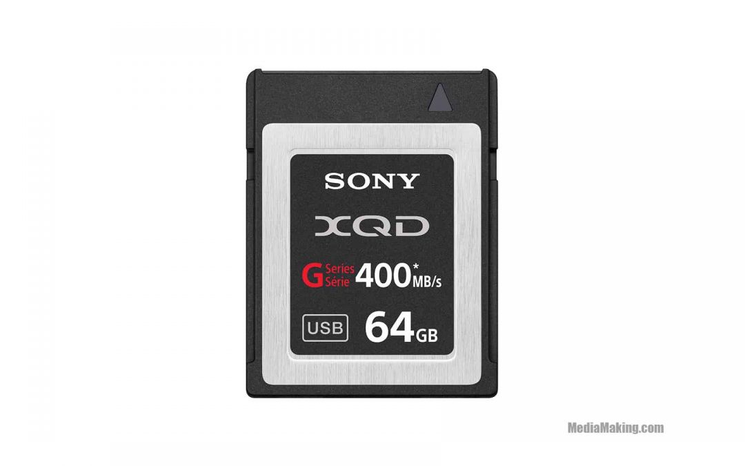 Scheda Sony XQD G-Series 64GB 400mb/s