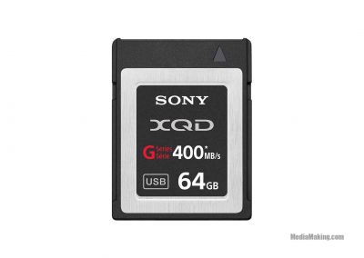 Memory Card Sony XQD G-Series 64GB 400mb/s