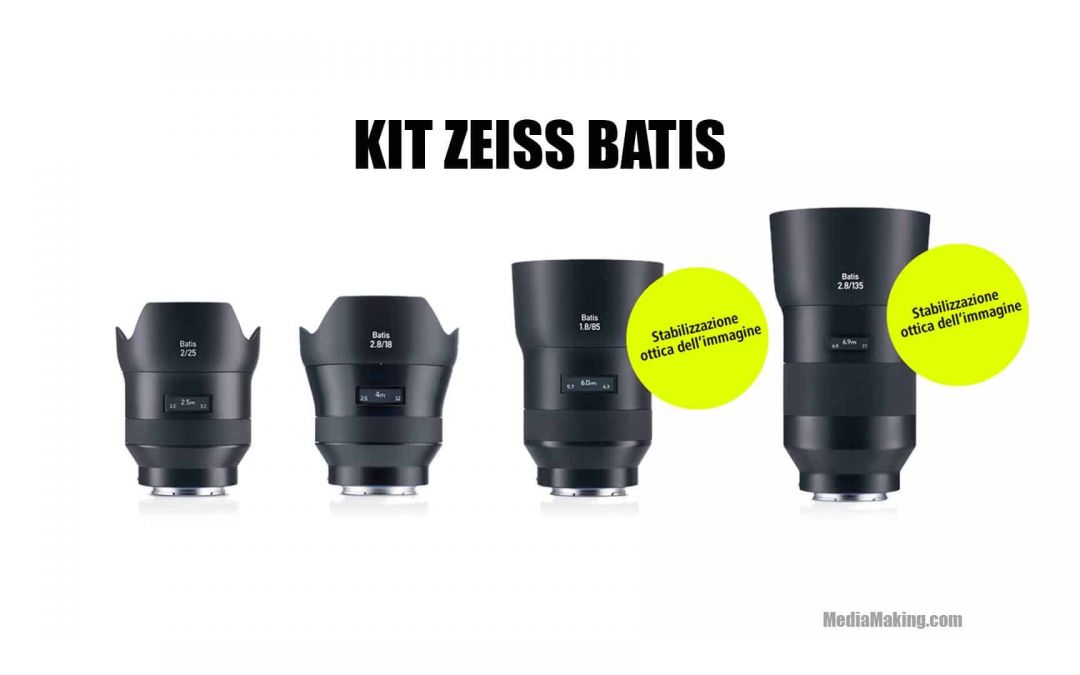 Kit Ottiche ZEISS Batis 18/25/85/135 mm E-mount