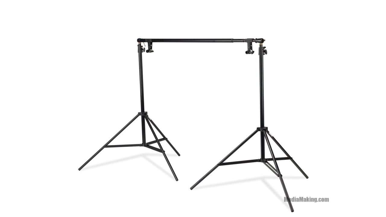 Master C‑Stand con Turtle Base, acciaio cromato, max 10 kg