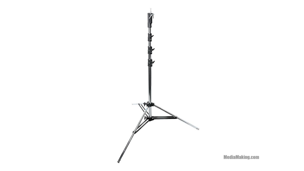 Kupo CT-20MB Master C-Stand Professionale | Base Turtle A 2 Alzate | Acciaio Nero | Altezza 92,5-172 Cm | Portata 10 Kg | Per Studio Fotografico E Video - 4