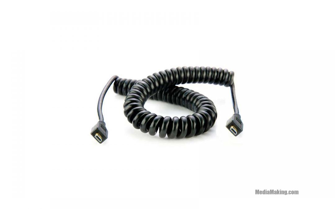 Cavo a spirale da micro HDMI a micro HDMI 50 cm