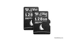 Scheda di memoria microSD Angelbird AV Pro 128 GB UHS-II V60 (2 pezzi)