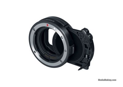 Canon adapter EF-EOS R with drop-in variable ND filter