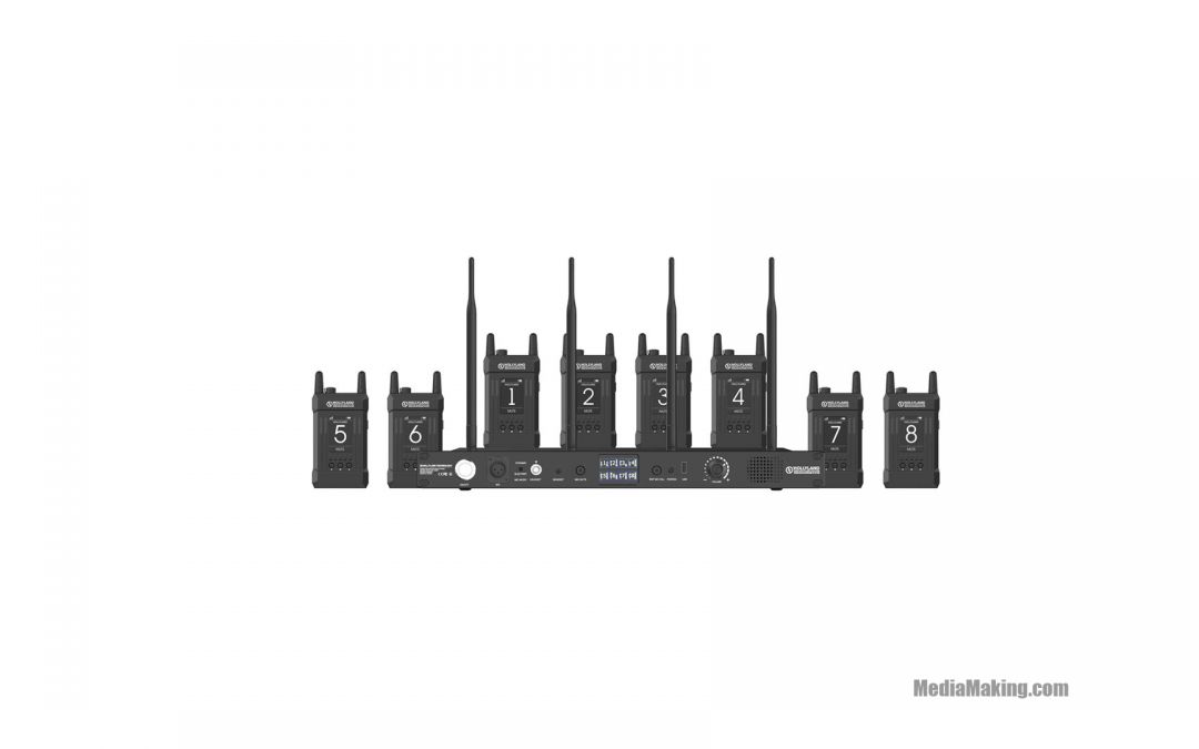Sistema intercom wireless full duplex Hollyland Syscom 1000T