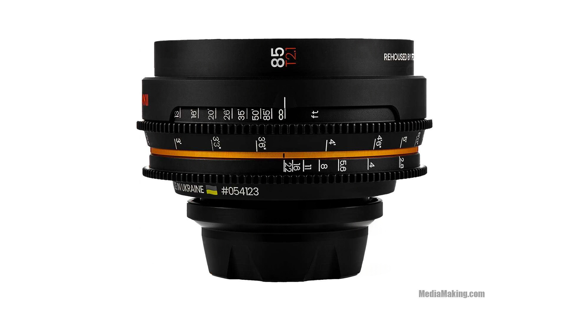 Ironglass JUPITER-9 85mm T2.1 - MKII Rehousing
