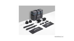 Nanlite FS-200B kit with 2 LEDS, LS-150-5/8 stands and trolley