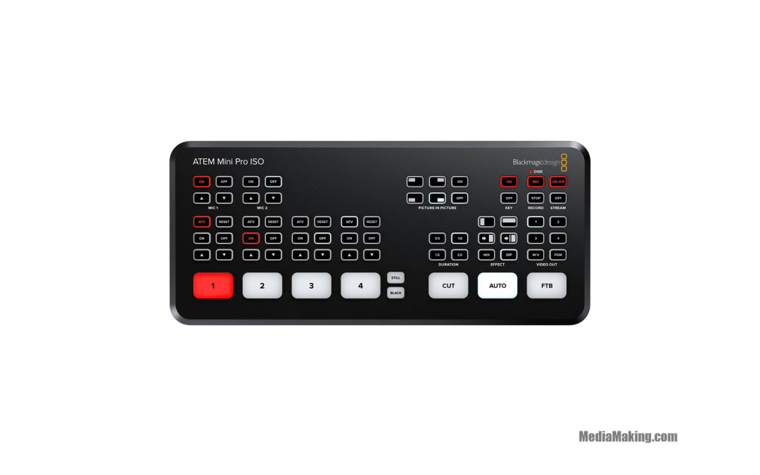 Switcher ATEM Mini Pro ISO HDMI