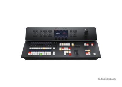 Blackmagic ATEM Television Studio 4K8 switcher with broadcast control panel