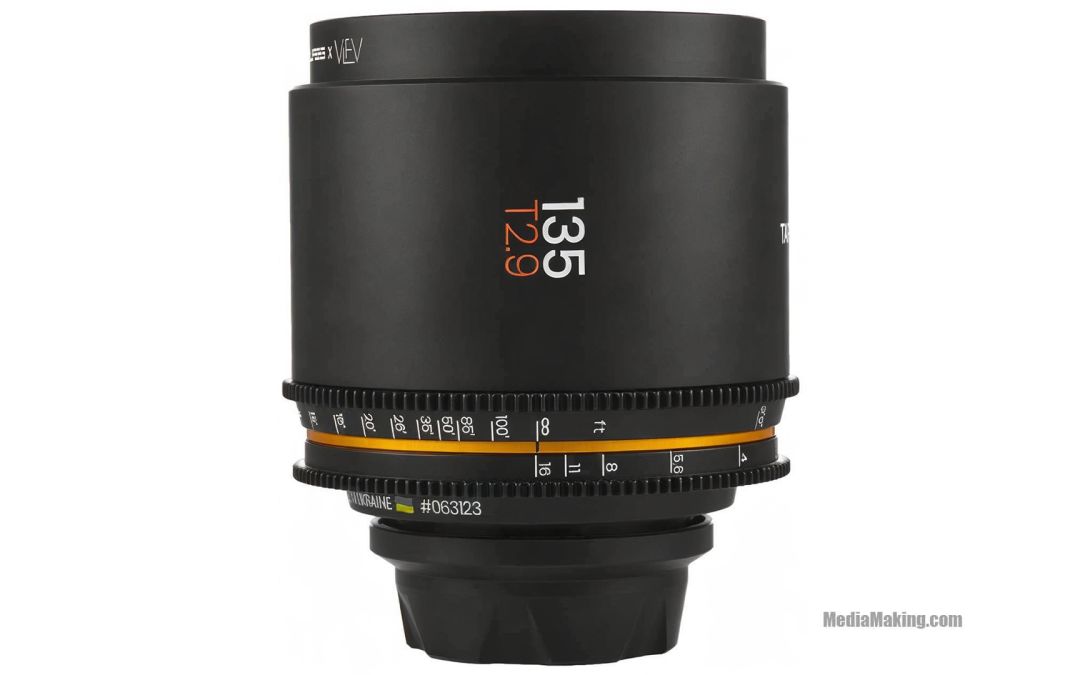 Ironglass TAIR-11A 135mm T2.9 – MKII Rehousing