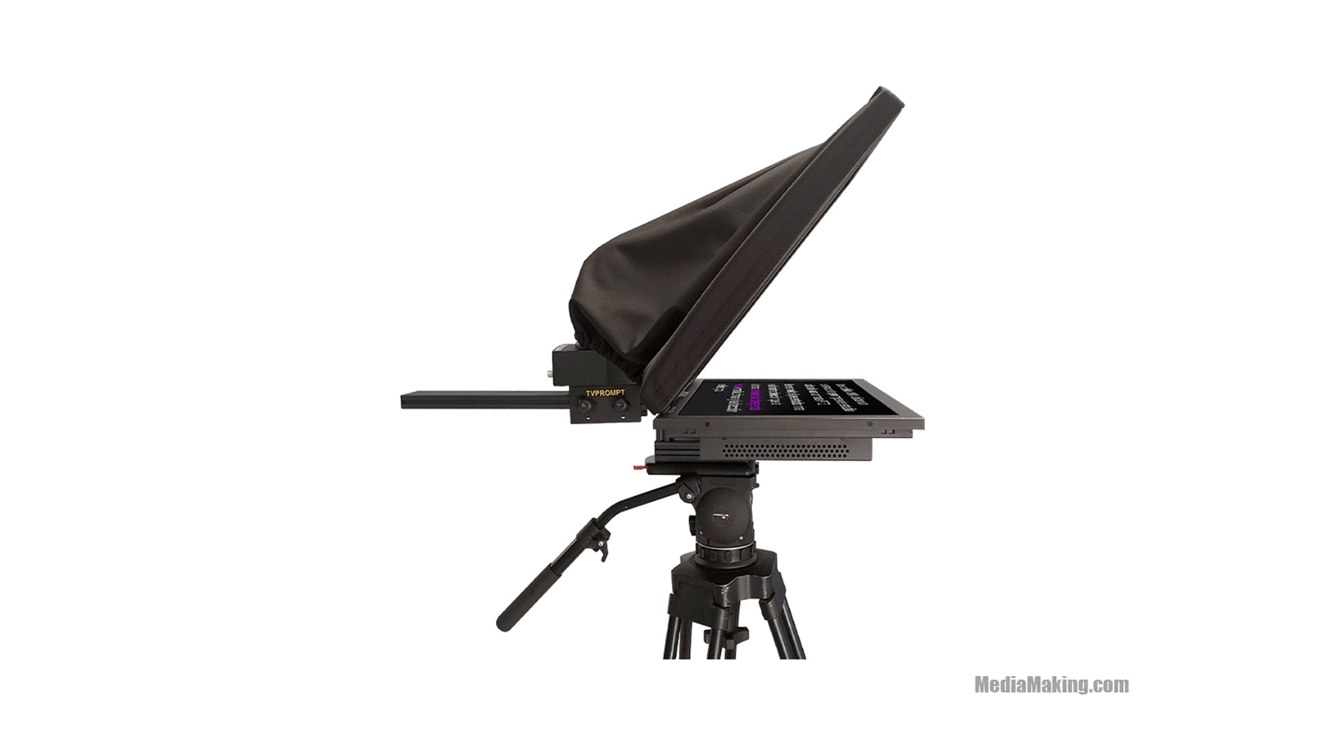 TVPrompt PTZ 19MAX auto-reverse 19" è un teleprompter professionale con monitor da 19" a luminosità standard e funzione auto-reverse, progettato specificamente per l’integrazione con telecamere PTZ (Pan-Tilt-Zoom).