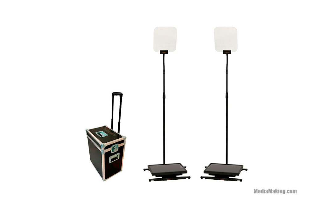 Teleprompter motorizzato TVPrompt 22 Stagepro Pair Presidential 1500nit