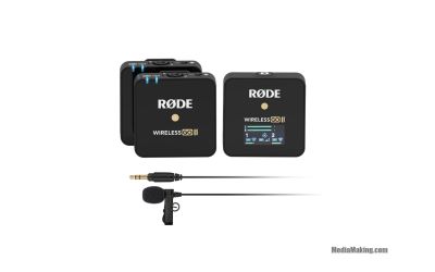 Rode Wireless GO II with lavalier microphone