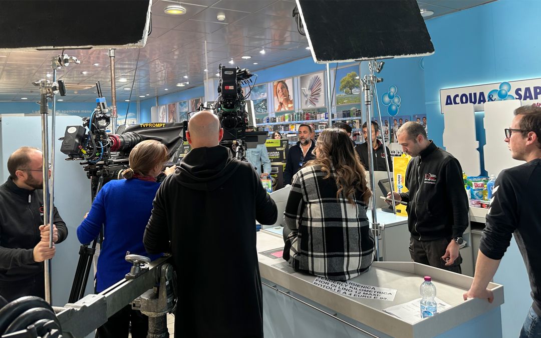 Acqua e Sapone – Prompter Service Mediaset TV commercial