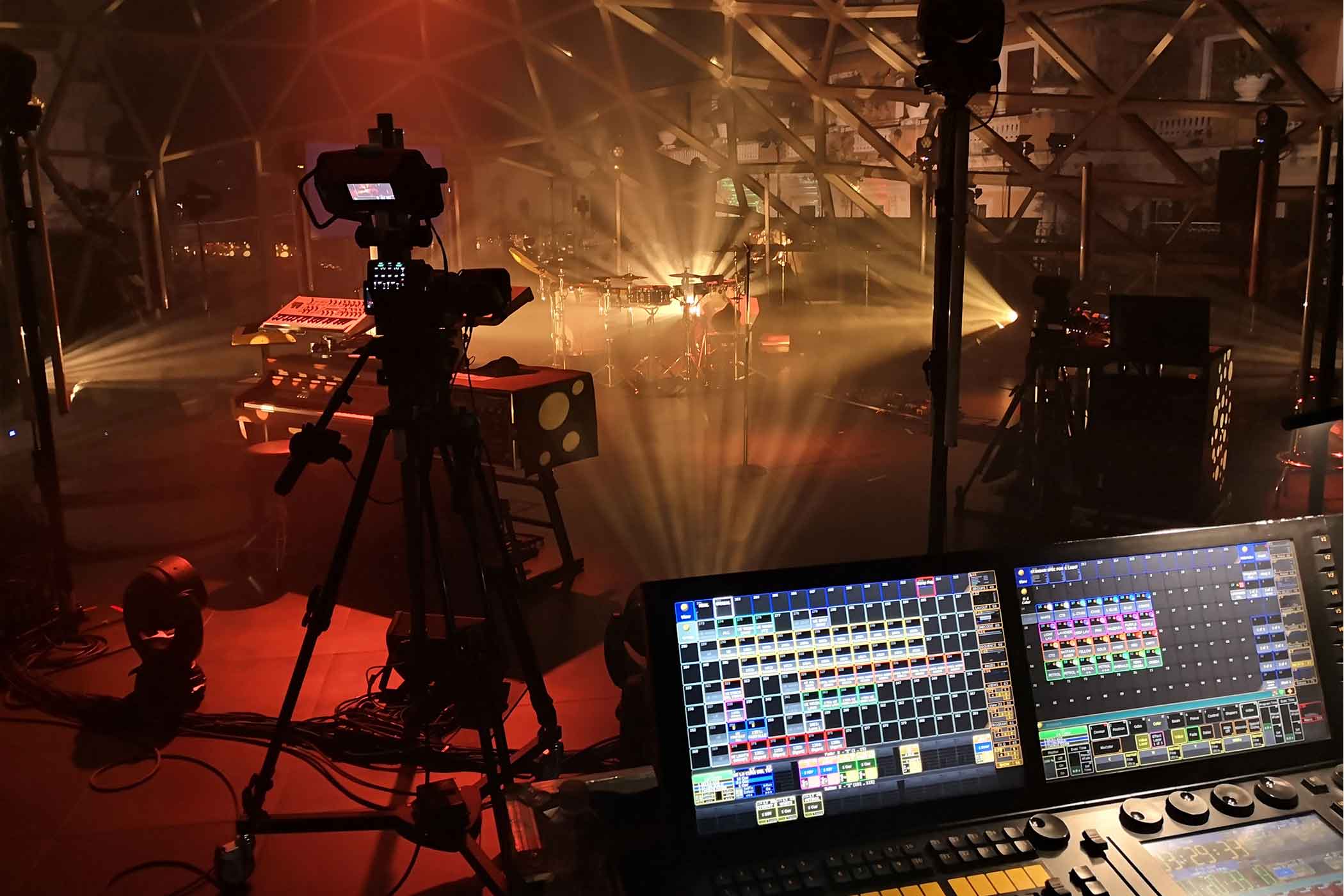 Service Streaming, audio video luci, produzioni video, visual